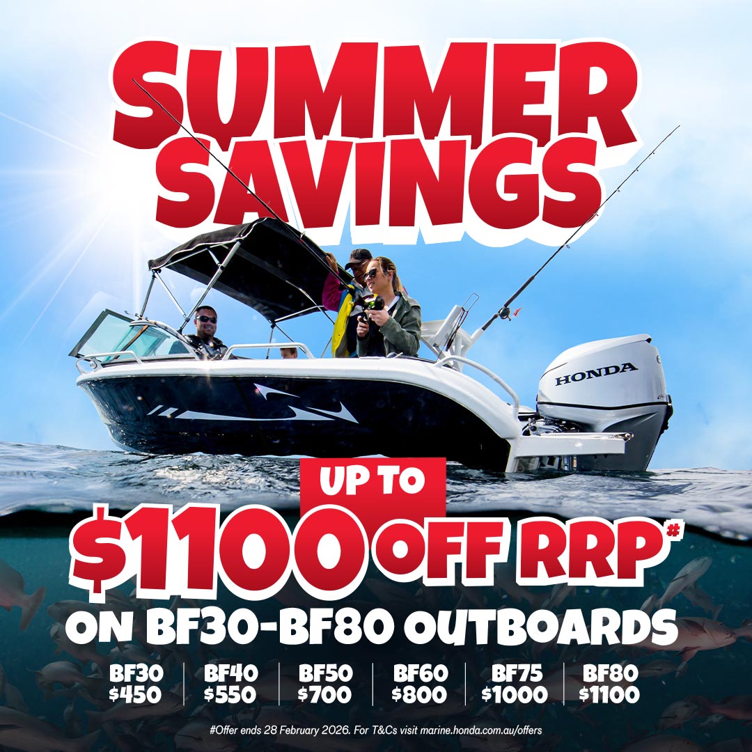 Honda Marine summer savings promo banner