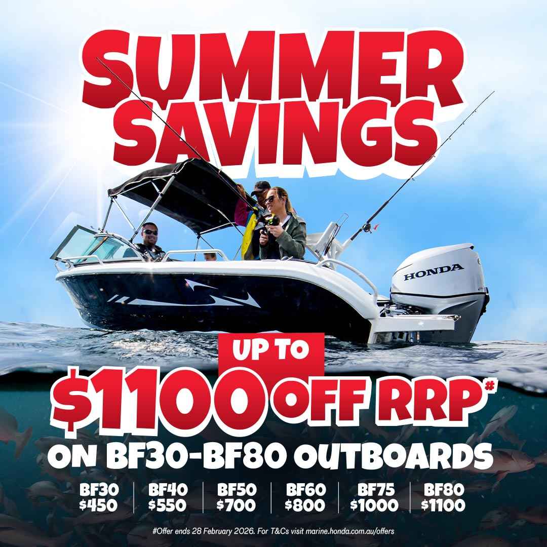 Honda Marine summer savings promo banner