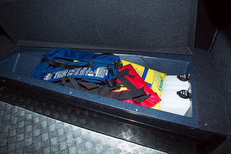 boat storage compartment
