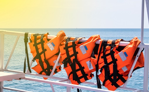 Safety life jacket best use during any water activities
