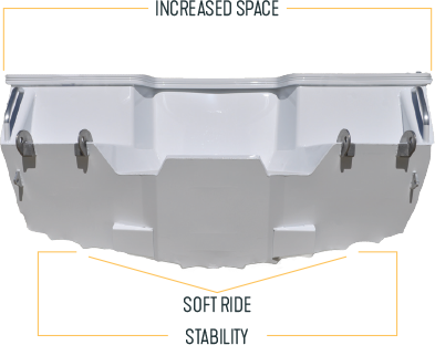 Stacer Revolutionary Hull increased space